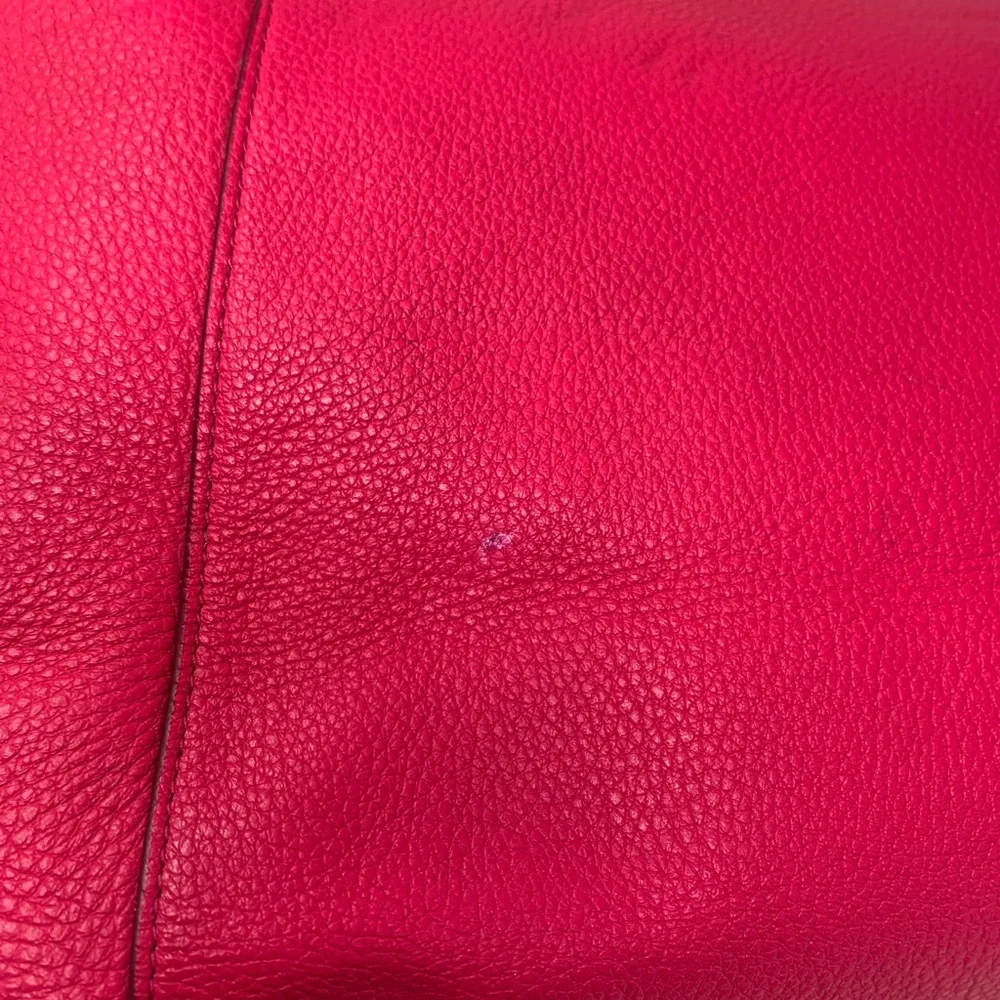 Coach Hot Pink Leather Tote Bag - Picture 11 of 15